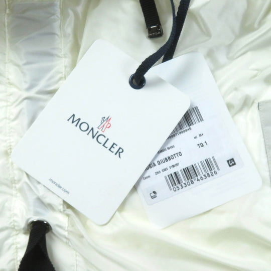 MONCLER down coat Outer: 100% nylon, Lining: 100% nylon, Part: 100% nylon, Part: 100% nylon, Filling: 90% down, Filling: 10% feather white GNOSIA Women 1 Used Authentic