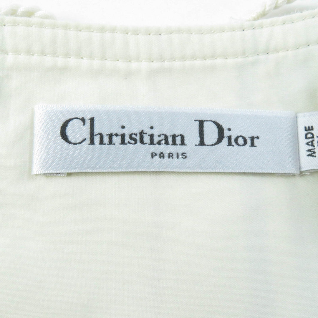 Christian Dior tops 111B22A7760 Outer: 51% cotton, Outer: 49% silk, Lining: 100% cotton Multi Women 40 Used Authentic