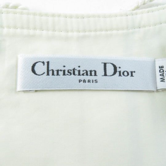 Christian Dior tops 111B22A7760 Outer: 51% cotton, Outer: 49% silk, Lining: 100% cotton Multi Women 40 Used Authentic