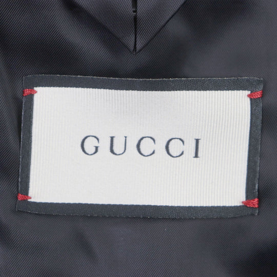 GUCCI Chester coat 439365 Outer: 100% wool, Lining: 100% rayon black mens 44 Used Authentic