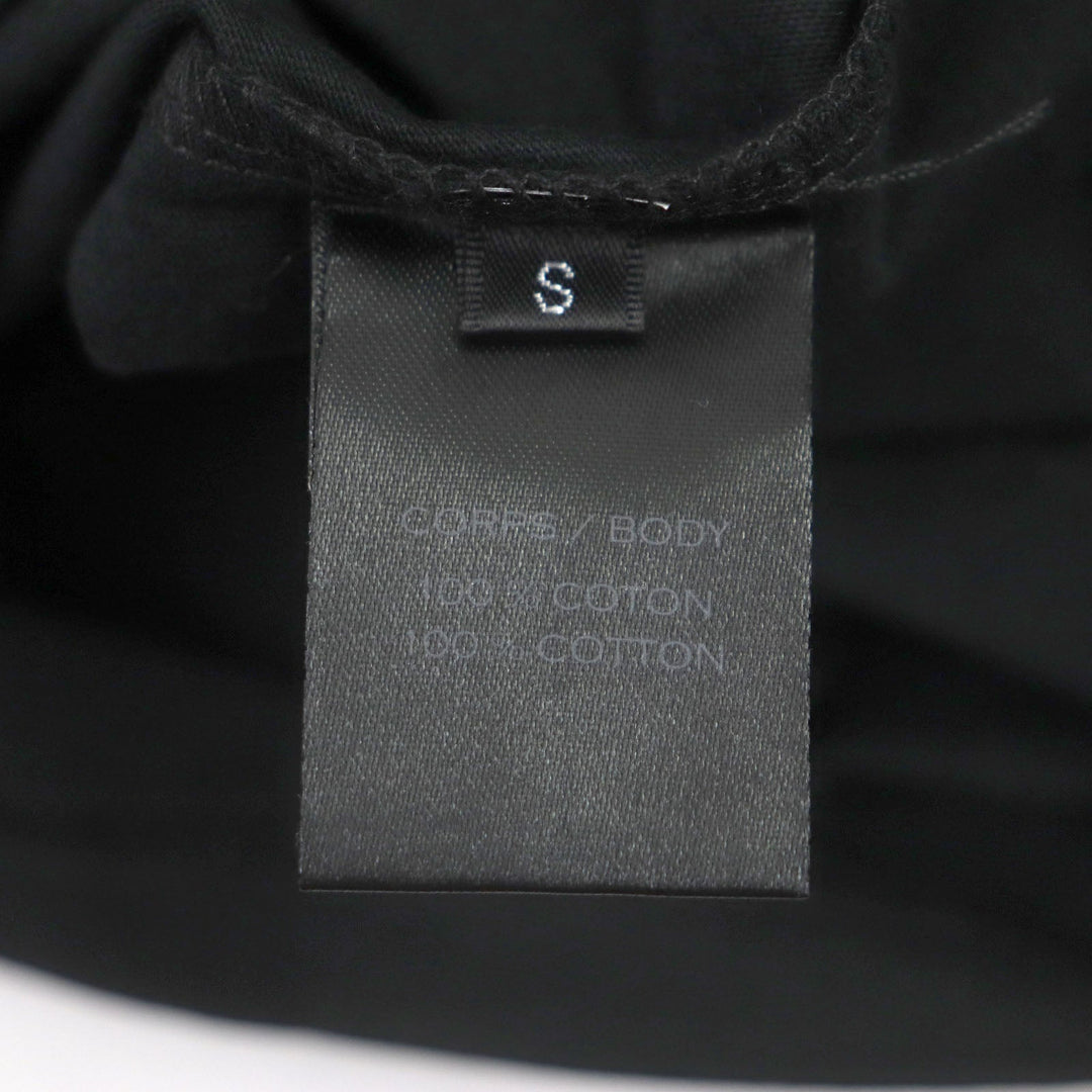 BALMAIN Short sleeve T-shirt cotton black mens S Used Authentic