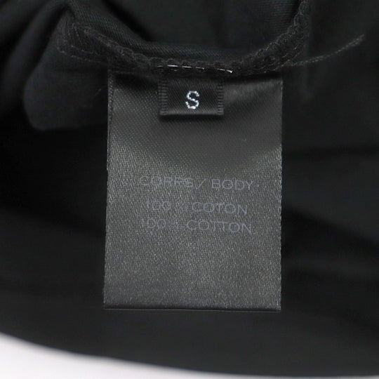 BALMAIN Short sleeve T-shirt cotton black mens S Used Authentic