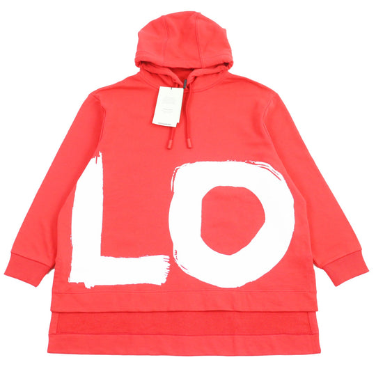 BURBERRY Hoodie 8038129 Main: 100% cotton, Part: 98% cotton, Part: 2% elastane (polyurethane) Red mens S Used Authentic