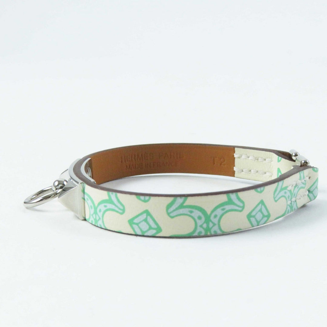 HERMES bracelet Main: Leather Multi reval mini Women Used Authentic