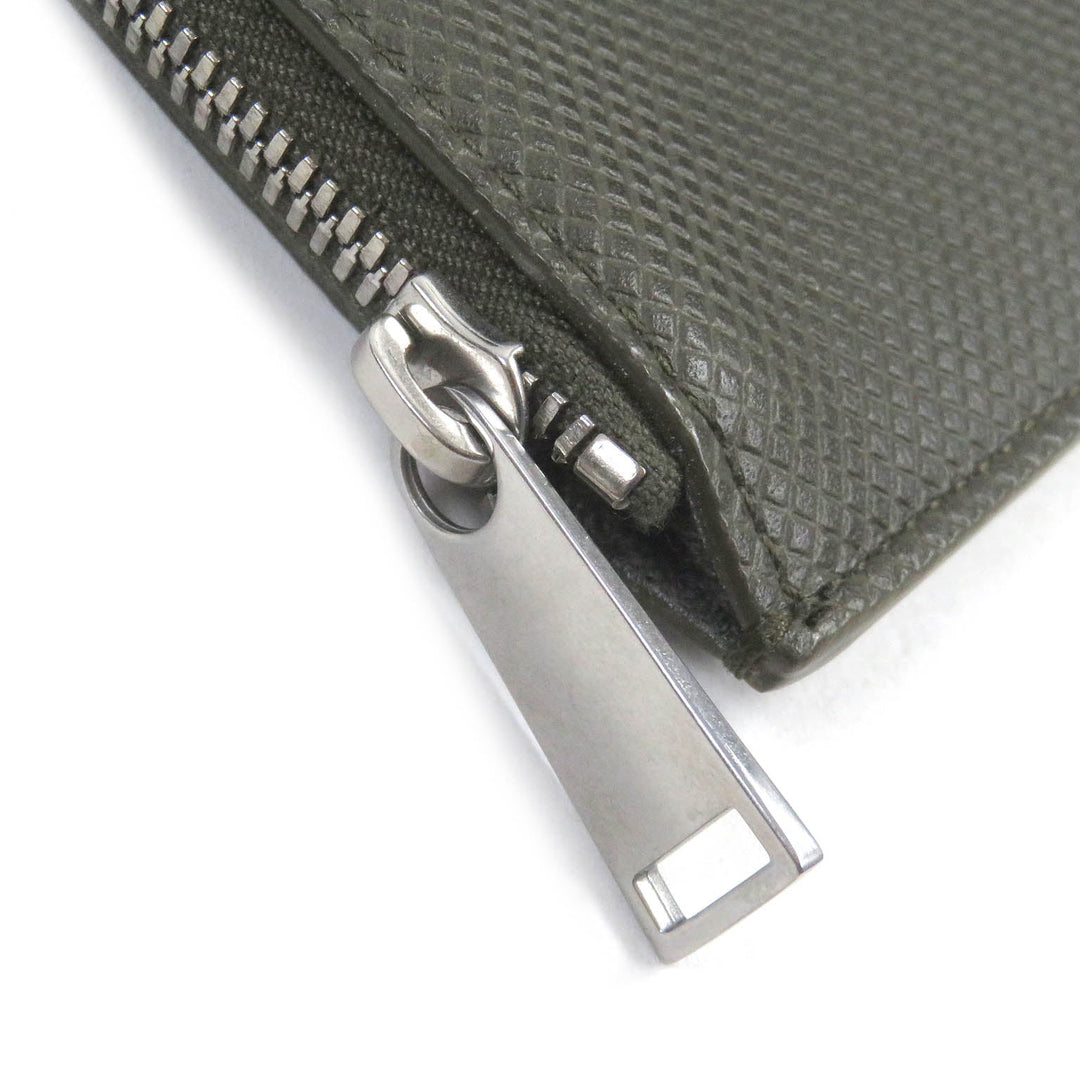 BOTTEGAVENETA Pouch Main: Leather khaki mens Used Authentic