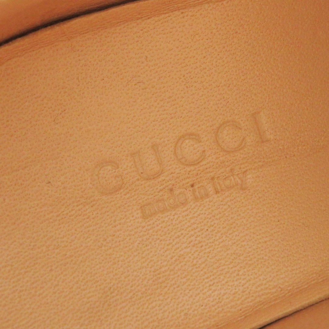 GUCCI High cut sneakers 448482 Main: Leather black multi ghost Women 36 Used Authentic