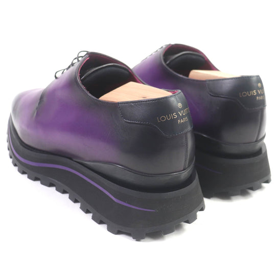 LOUIS VUITTON Dress shoes Main: Leather purple Goncourt Line mens 5 1/2 Used Authentic
