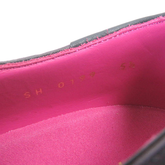 LOUIS VUITTON Dress shoes Main: Leather purple Goncourt Line mens 5 1/2 Used Authentic