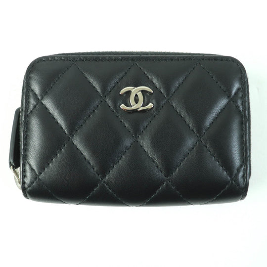 CHANEL Coin case AP0216 Main: Lambskin black Women Used Authentic