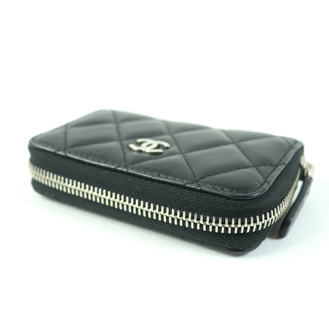 CHANEL Coin case AP0216 Main: Lambskin black Women Used Authentic