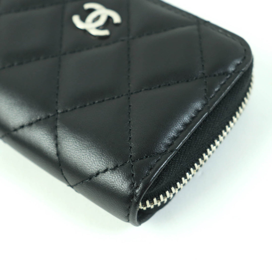 CHANEL Coin case AP0216 Main: Lambskin black Women Used Authentic