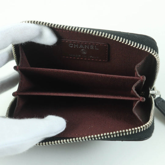 CHANEL Coin case AP0216 Main: Lambskin black Women Used Authentic