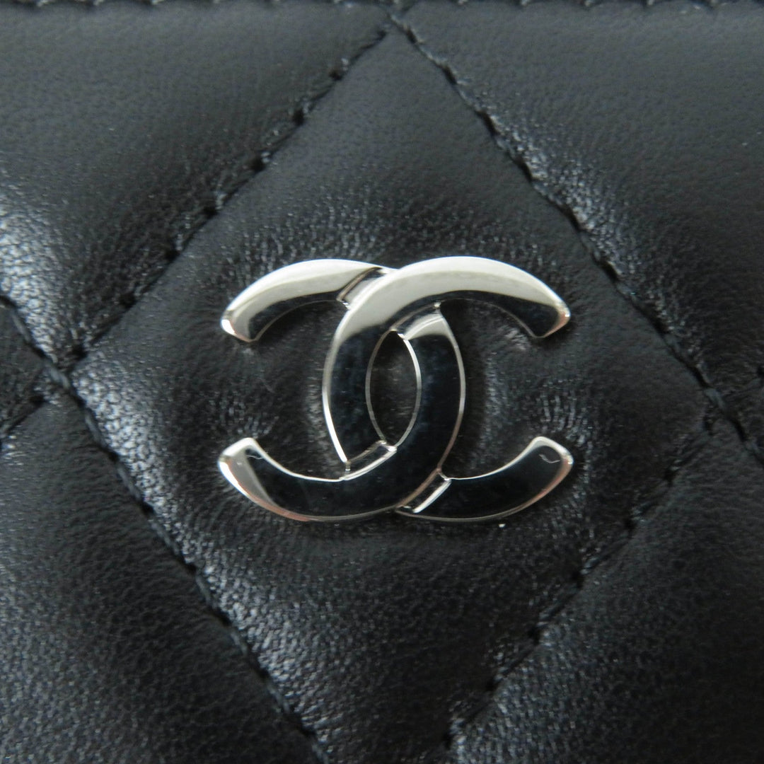 CHANEL Coin case AP0216 Main: Lambskin black Women Used Authentic