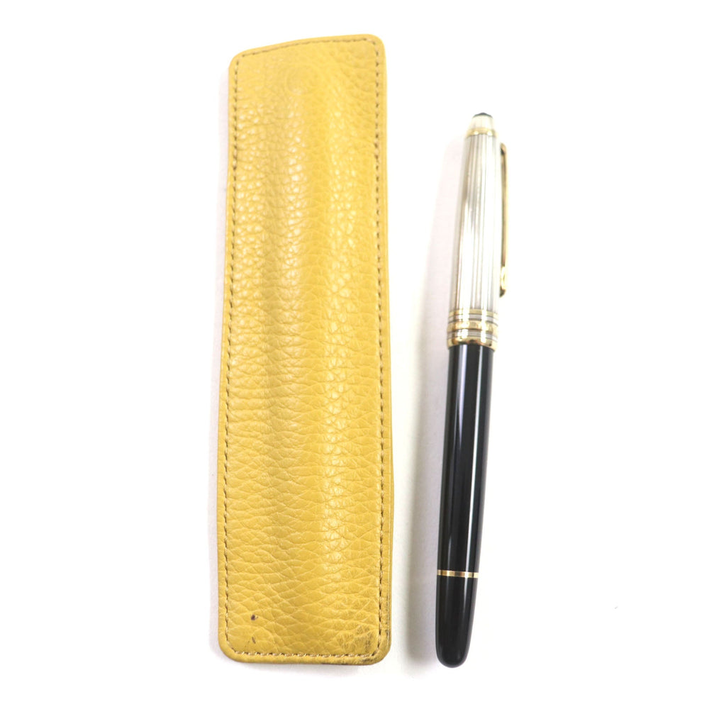 MONTBLANC Ballpoint pen Part: SV925 Silver Gold Black Meisterstck Classic Solitaire Due mens Used Authentic