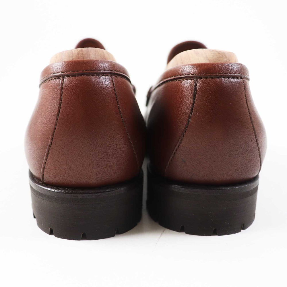 GUCCI loafers 101 6105 Main: Leather Brown Women 35.5 Used Authentic