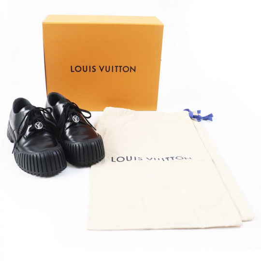 LOUIS VUITTON Leather shoes Main: Leather, Part: Rubber black Ruby Line Women 38 Used Authentic