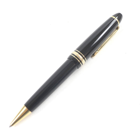 MONTBLANC Ballpoint pen Resin, Gold Plated black Meisterstckle Grand mens(Unisex) Used Authentic