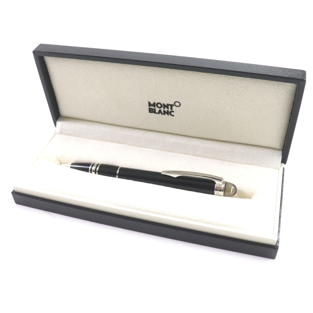 MONTBLANC Ballpoint pen Resin, Platinum black Starwalker mens Used Authentic