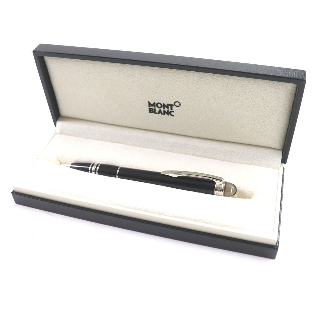MONTBLANC Ballpoint pen Resin, Platinum black Starwalker mens Used Authentic