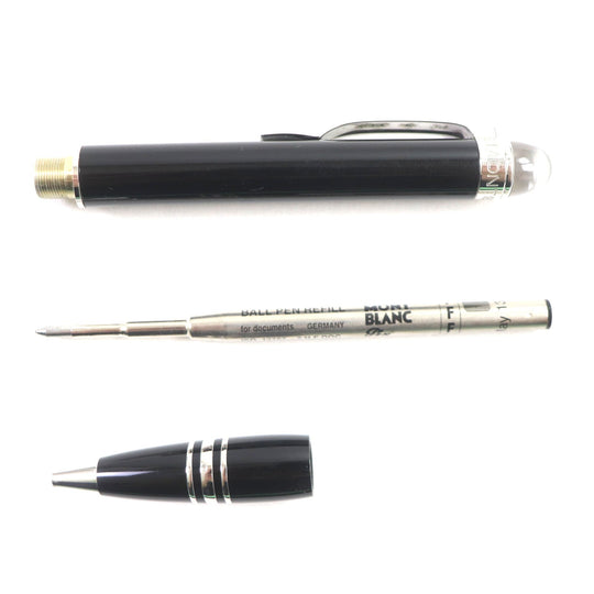 MONTBLANC Ballpoint pen Resin, Platinum black Starwalker mens Used Authentic