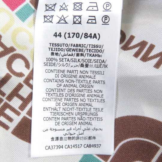 GUCCI Short sleeve shirt 654766 Main: 100% silk Ivory mens 44 Used Authentic