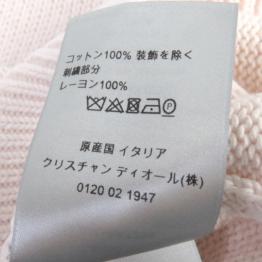 Dior HOMME Short sleeve knit 143M656AT294 Main: 100% cotton, Part: 100% rayon Light pink mens S Used Authentic