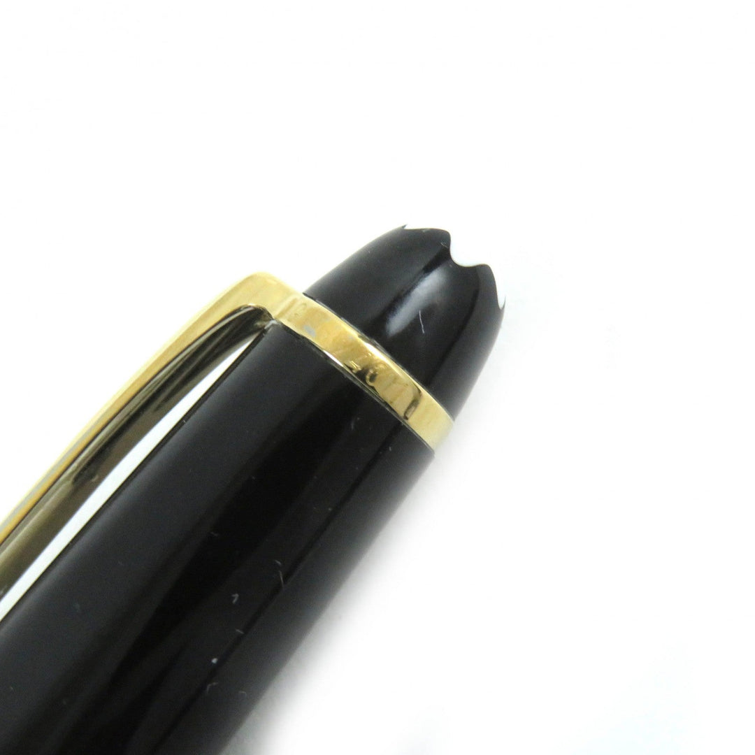 MONTBLANC Ballpoint pen Resin, Gold Plated black Meisterstck Classic mens Used Authentic