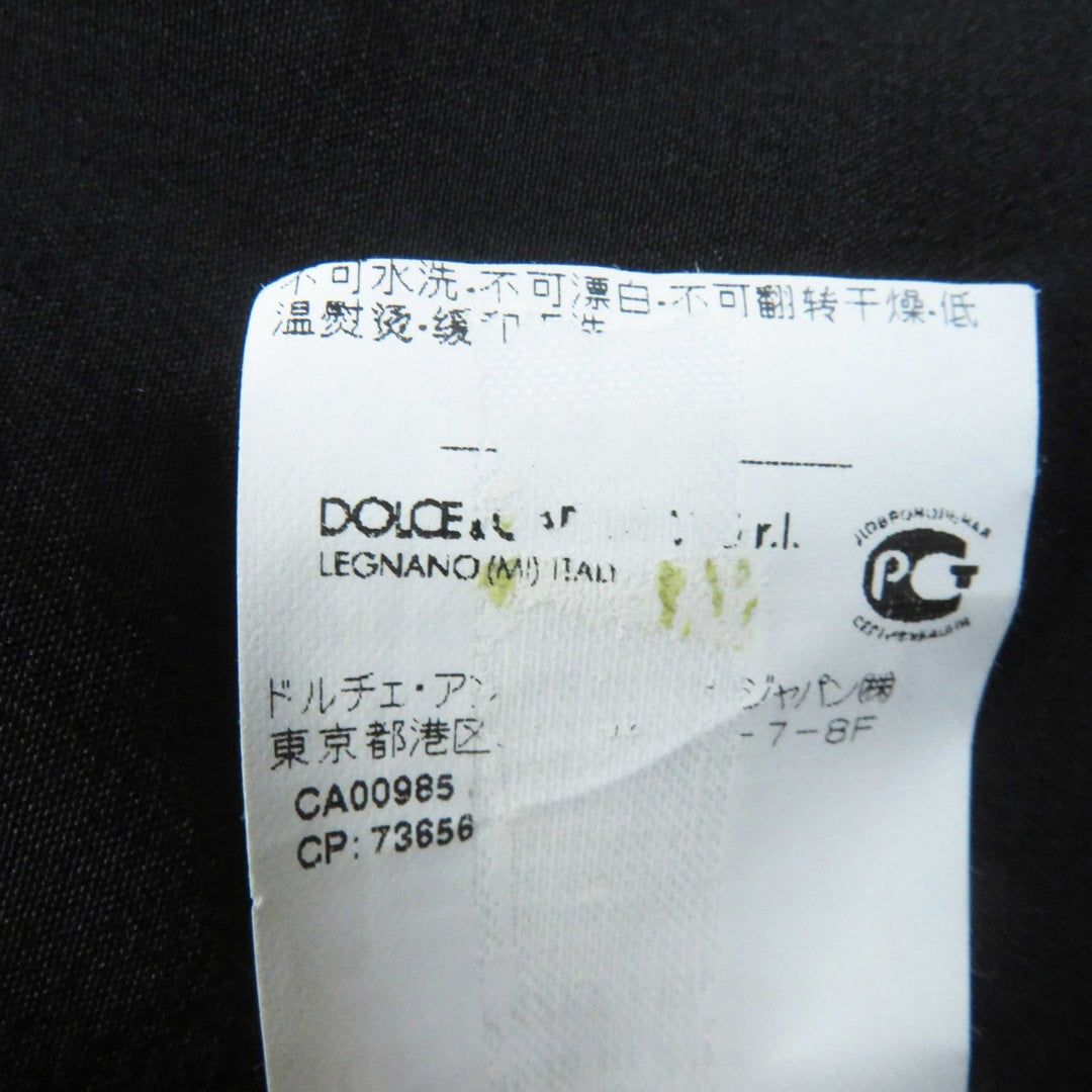DOLCE&GABBANA one piece F6X77T/FLMP9-E Rayon black 36