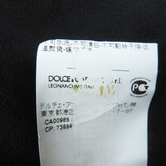 DOLCE&GABBANA one piece F6X77T/FLMP9-E Rayon black 36