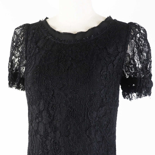 DOLCE&GABBANA one piece F6X77T/FLMP9-E Rayon black 36