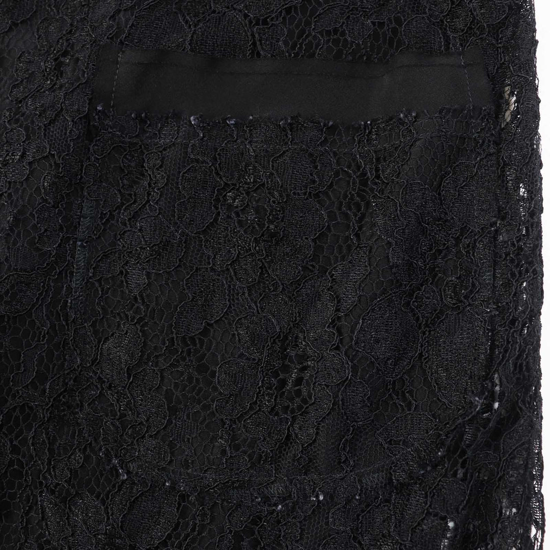 DOLCE&GABBANA one piece F6X77T/FLMP9-E Rayon black 36
