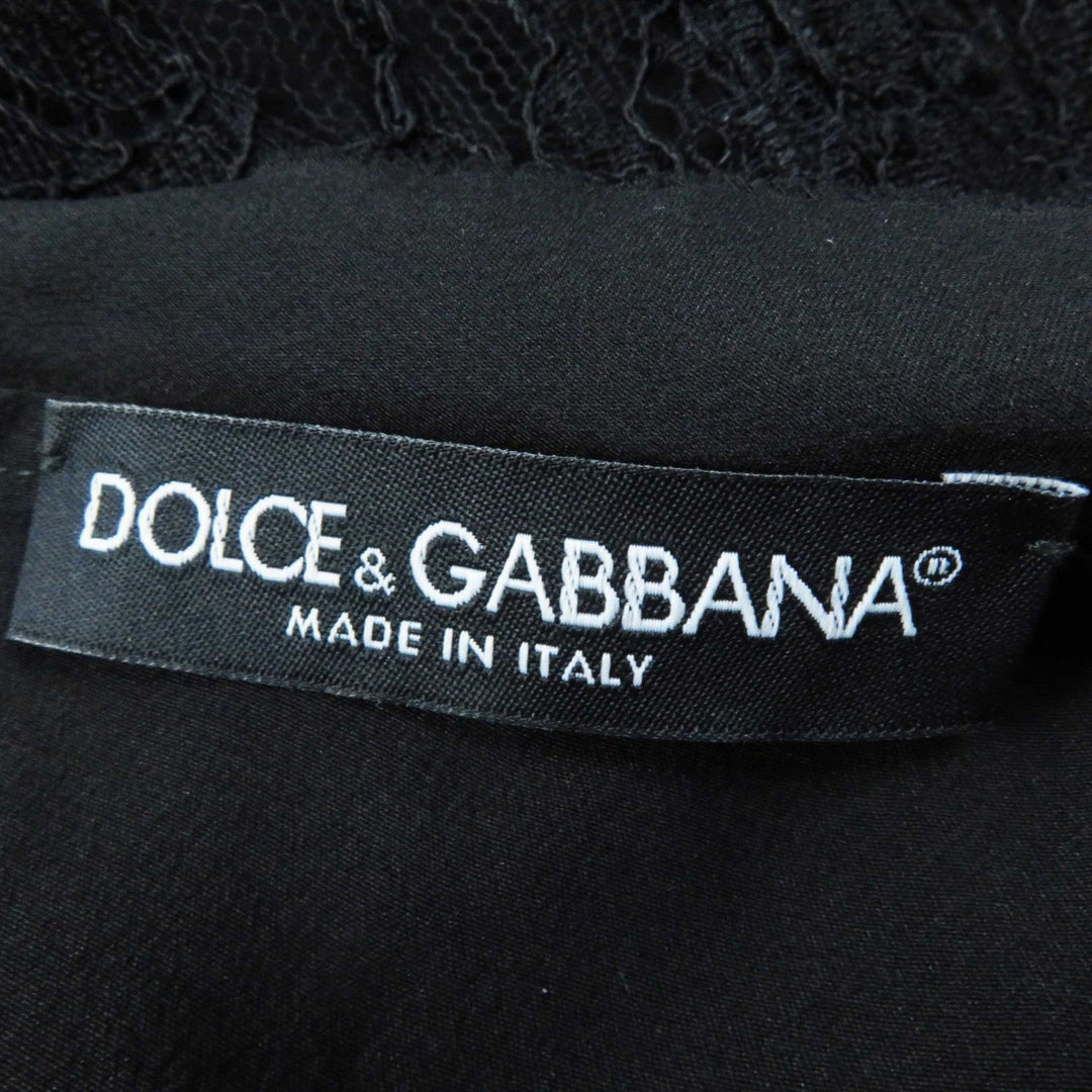 DOLCE&GABBANA one piece F6X77T/FLMP9-E Rayon black 36