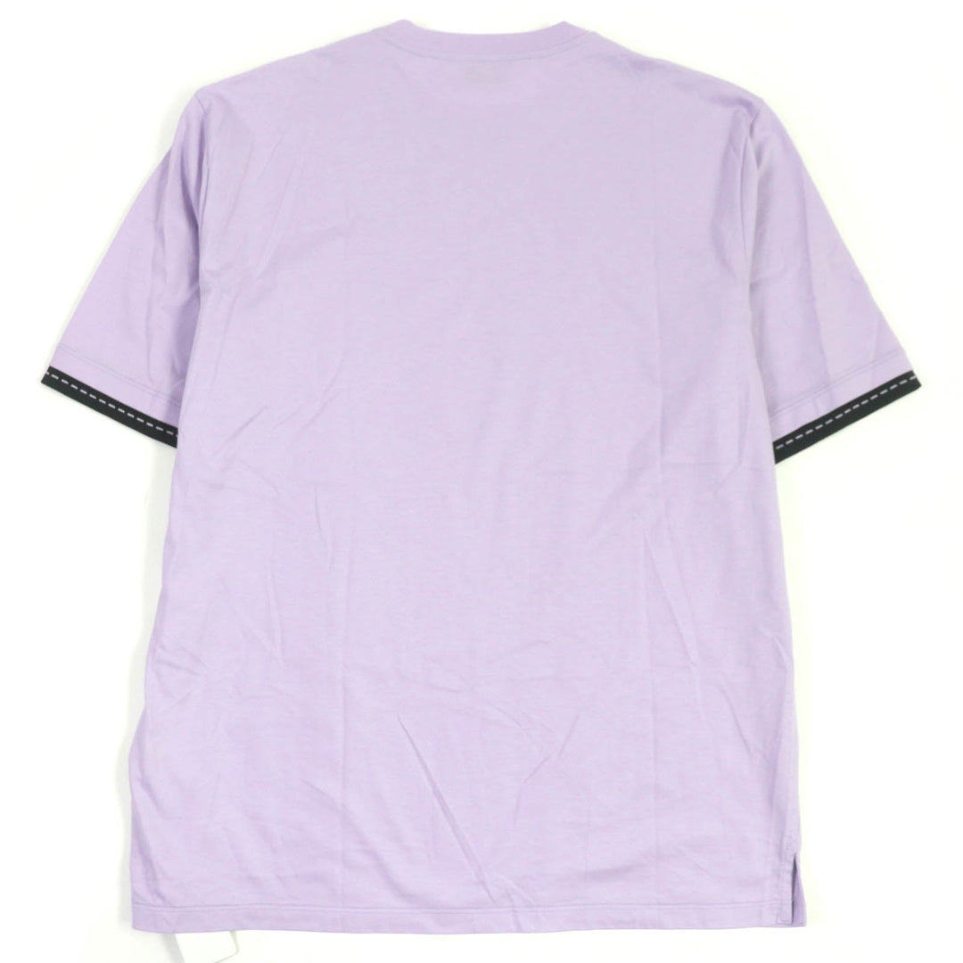 HERMES Short sleeve T-shirt Main: 100% cotton lavender mens S Used Authentic