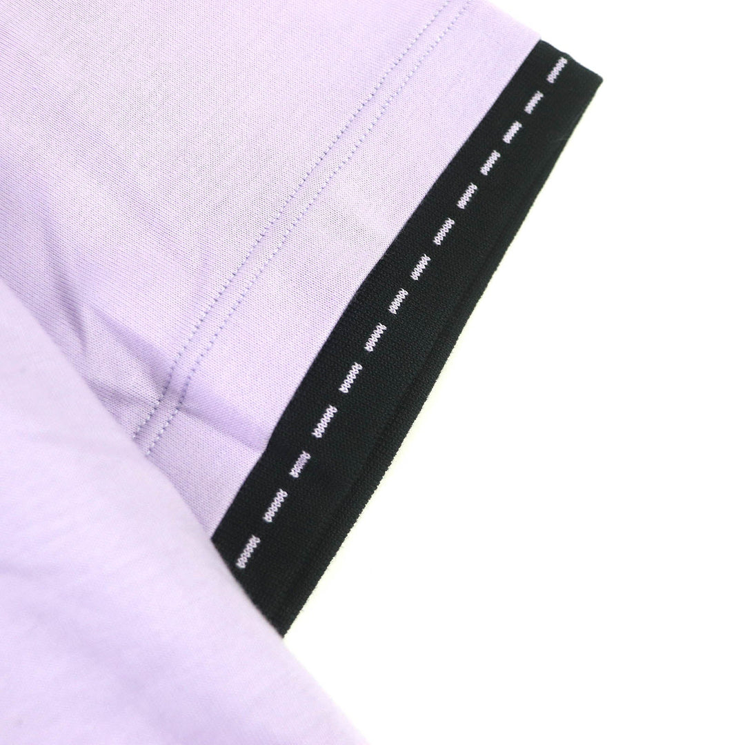 HERMES Short sleeve T-shirt Main: 100% cotton lavender mens S Used Authentic