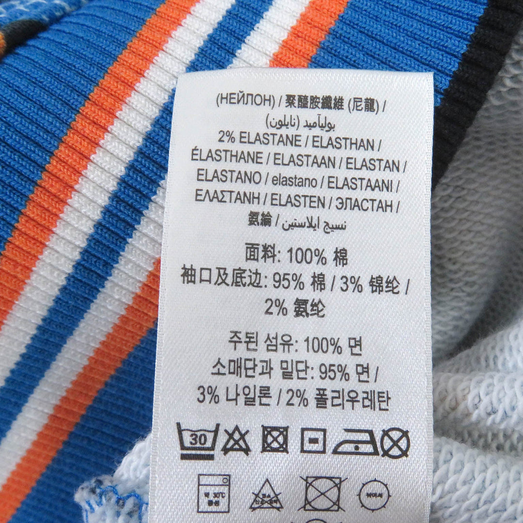 BURBERRY Hoodie 8032338 Main: 100% cotton, part: 95% cotton, part: 3% polyamide (nylon), part: 2% elastane (polyurethane) Blue type mens XS Used Authentic