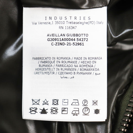 MONCLER Down jacket 1A00044 Part: 100% cotton, Part: 100% wool, Lining: 100% nylon, Part: 100% nylon, Part: 100% nylon, Part: 100% nylon Filling: 90% down, 10% feather khaki AVEILLAN mens 2 Used Authentic