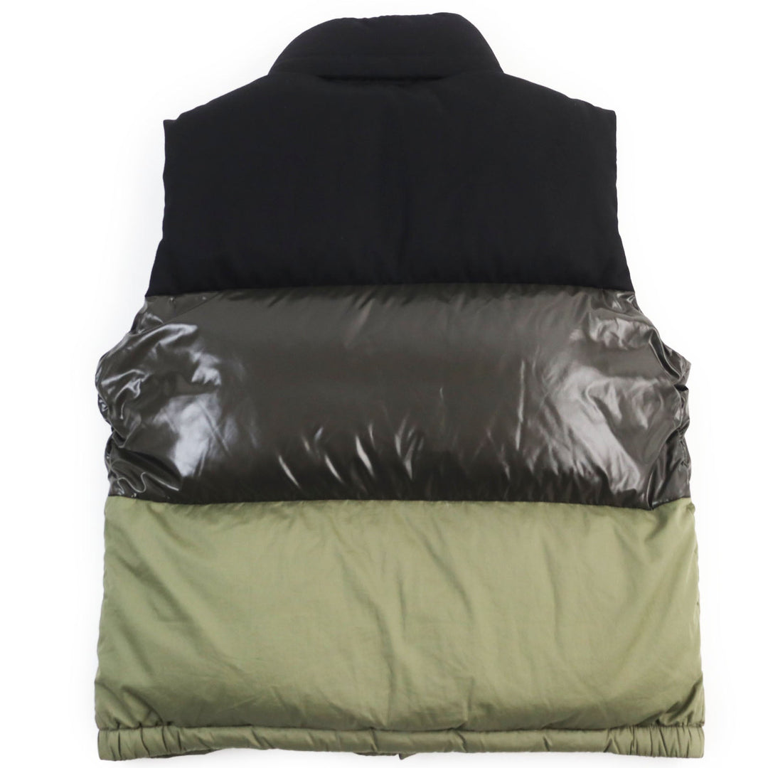 MONCLER Down jacket 1A00044 Part: 100% cotton, Part: 100% wool, Lining: 100% nylon, Part: 100% nylon, Part: 100% nylon, Part: 100% nylon Filling: 90% down, 10% feather khaki AVEILLAN mens 2 Used Authentic