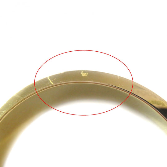 HERMES Bangle Main�FGold Plated White gold Charniere Women Used Authentic