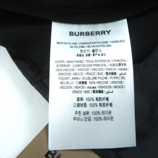 BURBERRY Pants 8046320 Main: 100% viscose black Women 40 Used Authentic