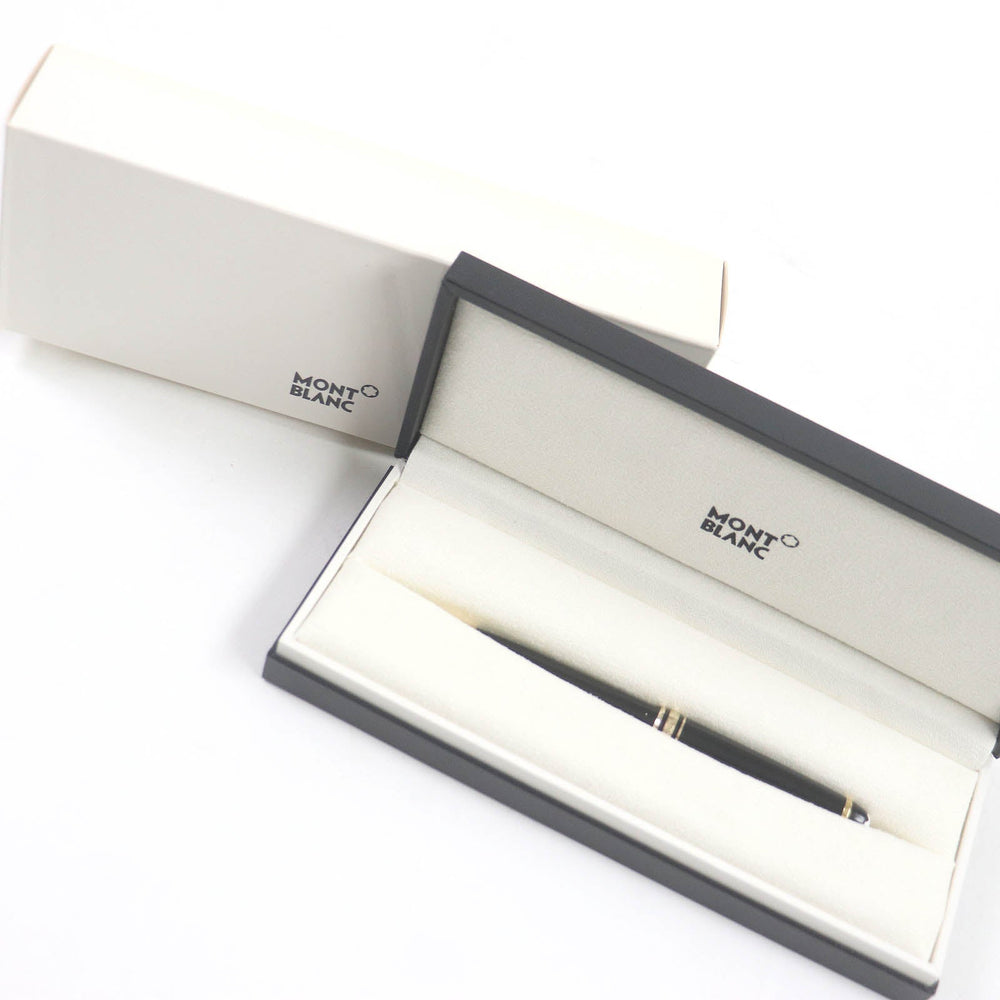MONTBLANC Ballpoint pen Resin, Gold Plated black mens(Unisex) Used Authentic