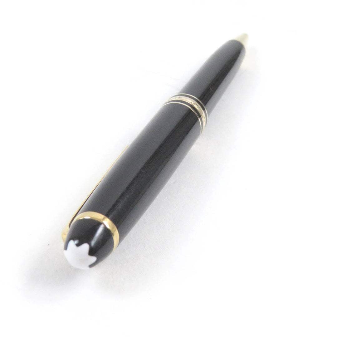 MONTBLANC Ballpoint pen Resin, Gold Plated black mens(Unisex) Used Authentic