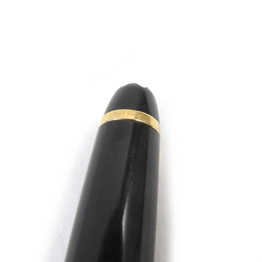 MONTBLANC Ballpoint pen Resin, Gold Plated black mens(Unisex) Used Authentic