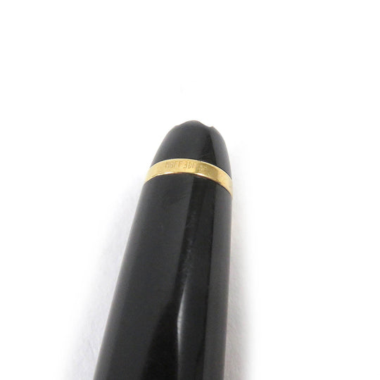MONTBLANC Ballpoint pen Resin, Gold Plated black mens(Unisex) Used Authentic