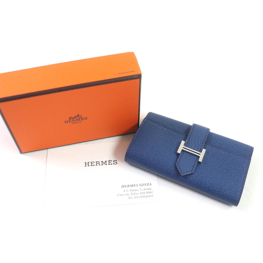HERMES Key case Key holder  Shave Brude malt Bean mens Used Authentic