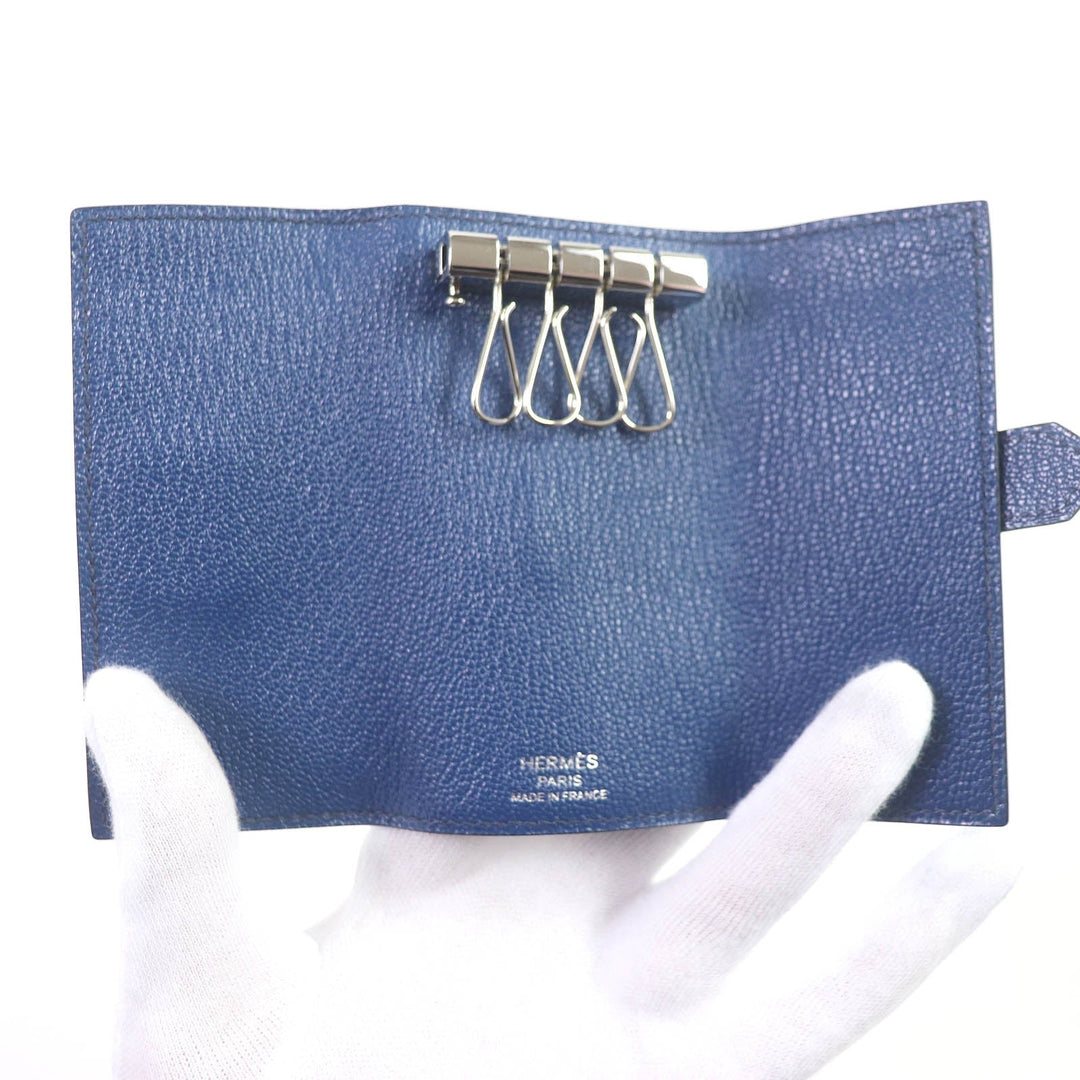 HERMES Key case Key holder  Shave Brude malt Bean mens Used Authentic