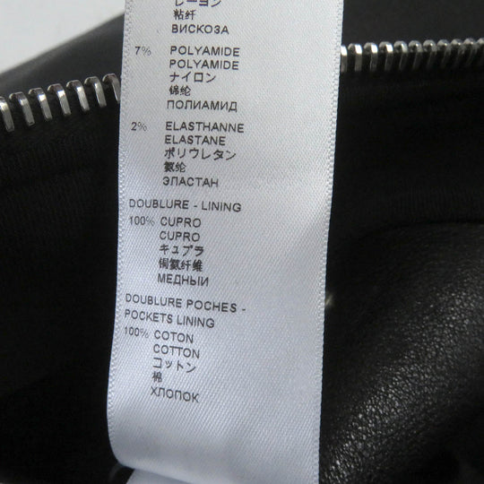 GIVENCHY Hoodie BM00QL611V Main: 91% rayon, Main: 7% nylon, Main: 2% polyurethane, Part: Cupra, cotton, polyester Sleeves: Cowhide black mens 44 Used Authentic