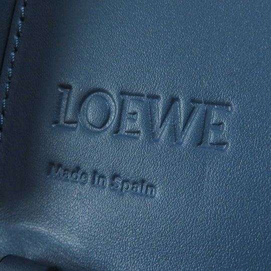 LOEWE Shoulder Bag Main: Leather blue Women Used Authentic