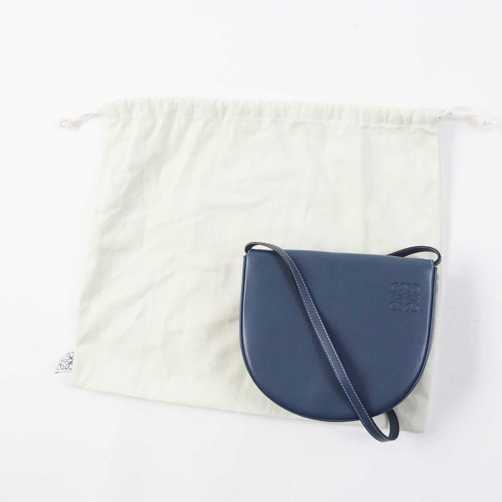 LOEWE Shoulder Bag Main: Leather blue Women Used Authentic