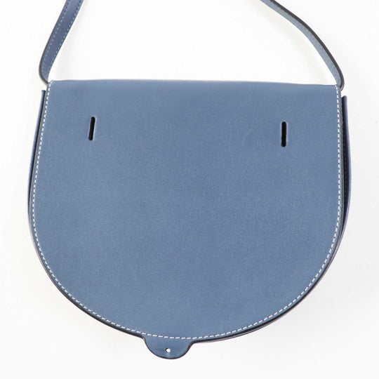 LOEWE Shoulder Bag Main: Leather blue Women Used Authentic