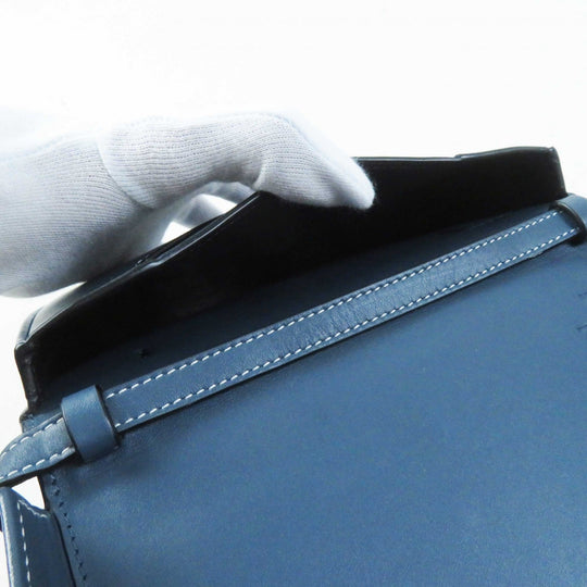 LOEWE Shoulder Bag Main: Leather blue Women Used Authentic